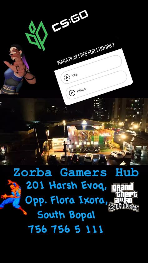 zorba game zone bopal|Zorba Gamers Hub At South Bopal ! Gamezone ! Gaming Pc.